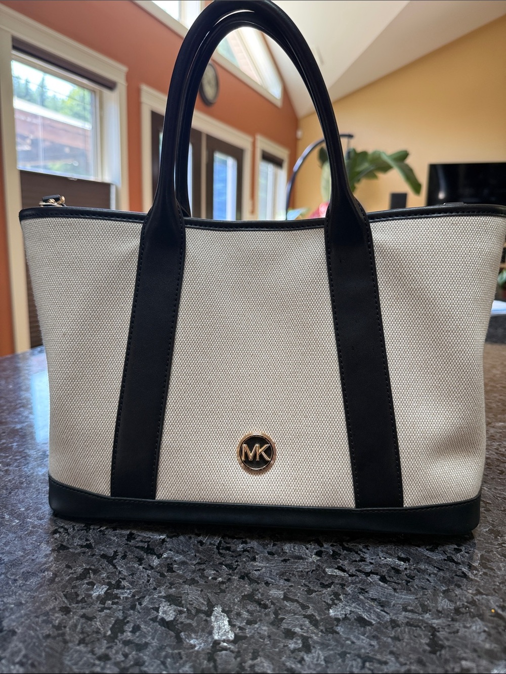 Michael Kors Luisa Satchel Medium  Canvas Tote